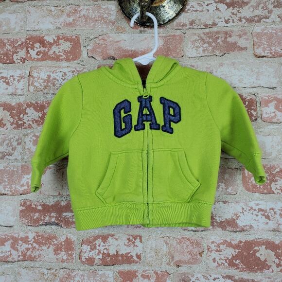 Gap Green Sweatshirt 3-6 Months - Picture 1 of 4